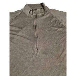 US Military Sekri PCU Level 1 Long Sleeve Shirt 1/4 Zip Base Layer Mens XL Brown